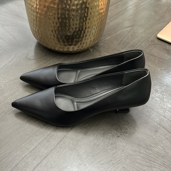 Franco Sarto Diva Leather Kitten Heel Pumps - Picture 11 of 13